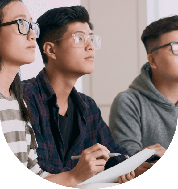 Students in class